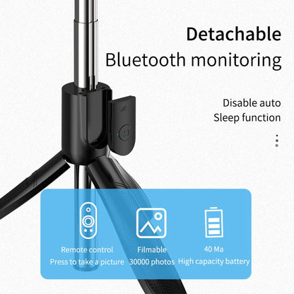 Selfie Stick Bluetooth Techsuit S01-S, Universal, Musta