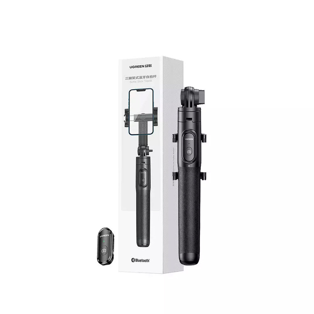 Selfie Stick Bluetooth UGREEN LP586, Universal, Musta