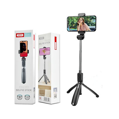 Selfie Stick Bluetooth XO Design SS08, Universal, Musta
