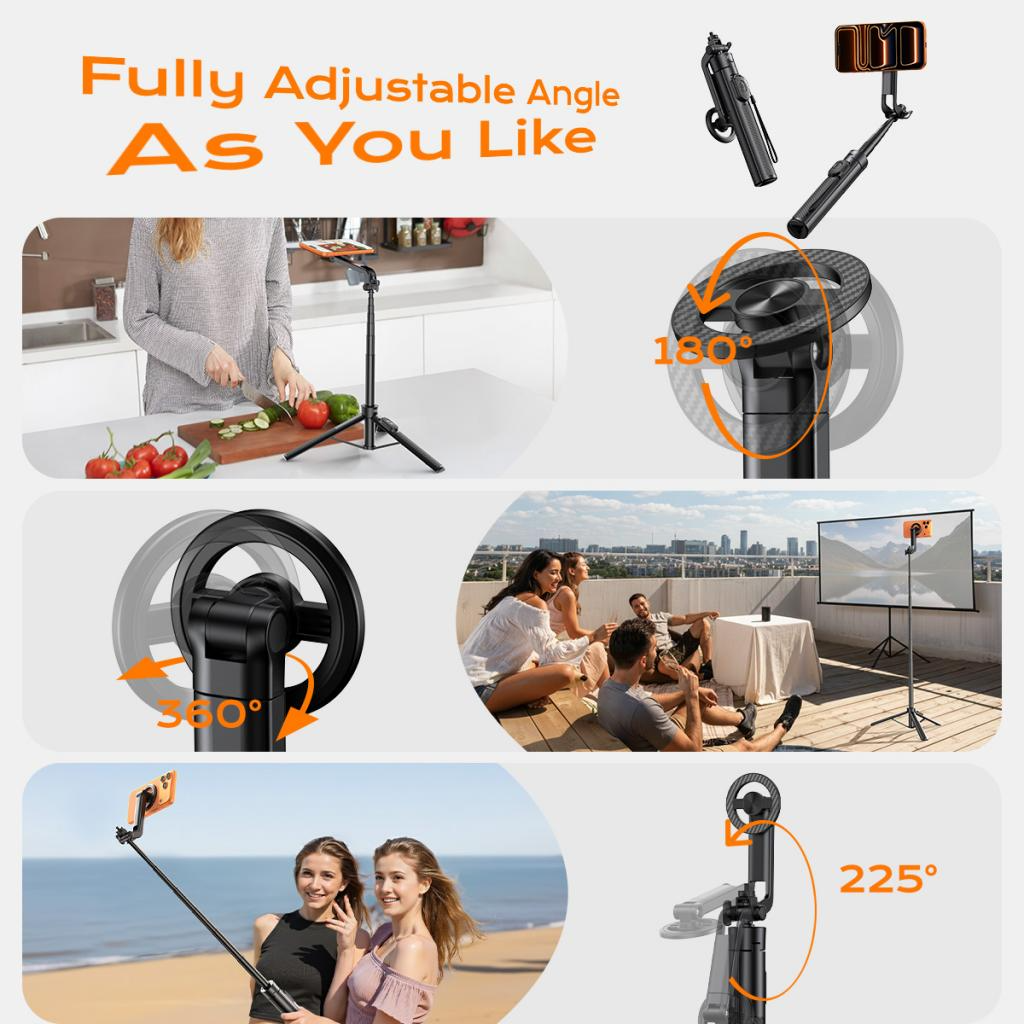 Selfie-tikku Bluetooth XO Design SS30, Universaali, Musta