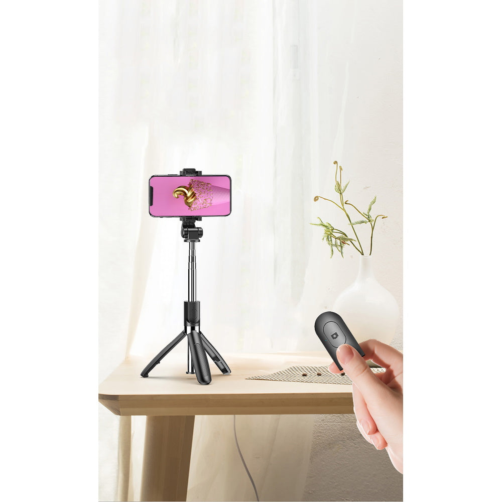Selfie Stick Bluetooth XO Design SS08, Universal, Musta