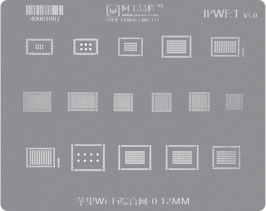 Amaoe BGA Stencil for Apple iPhone Series, Wifi IC