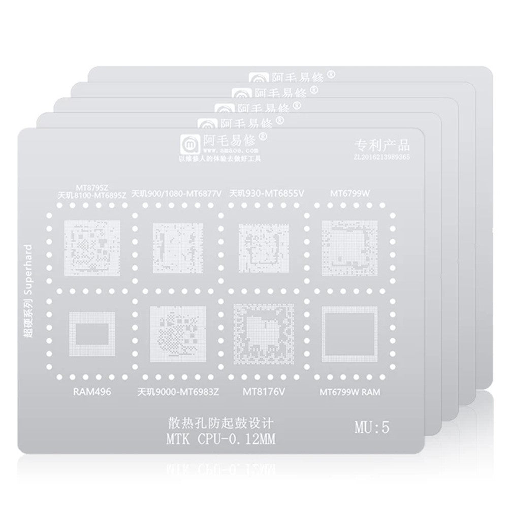 Amaoe BGA-silmäke CPU:lle MTK MU1-5