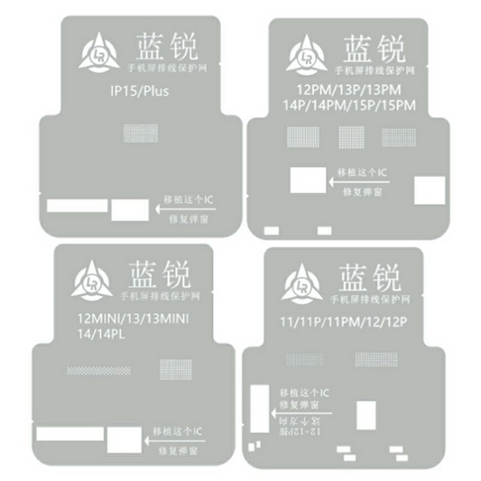Lanrui BGA-maski Apple iPhone 11 - 15 -sarjalle
