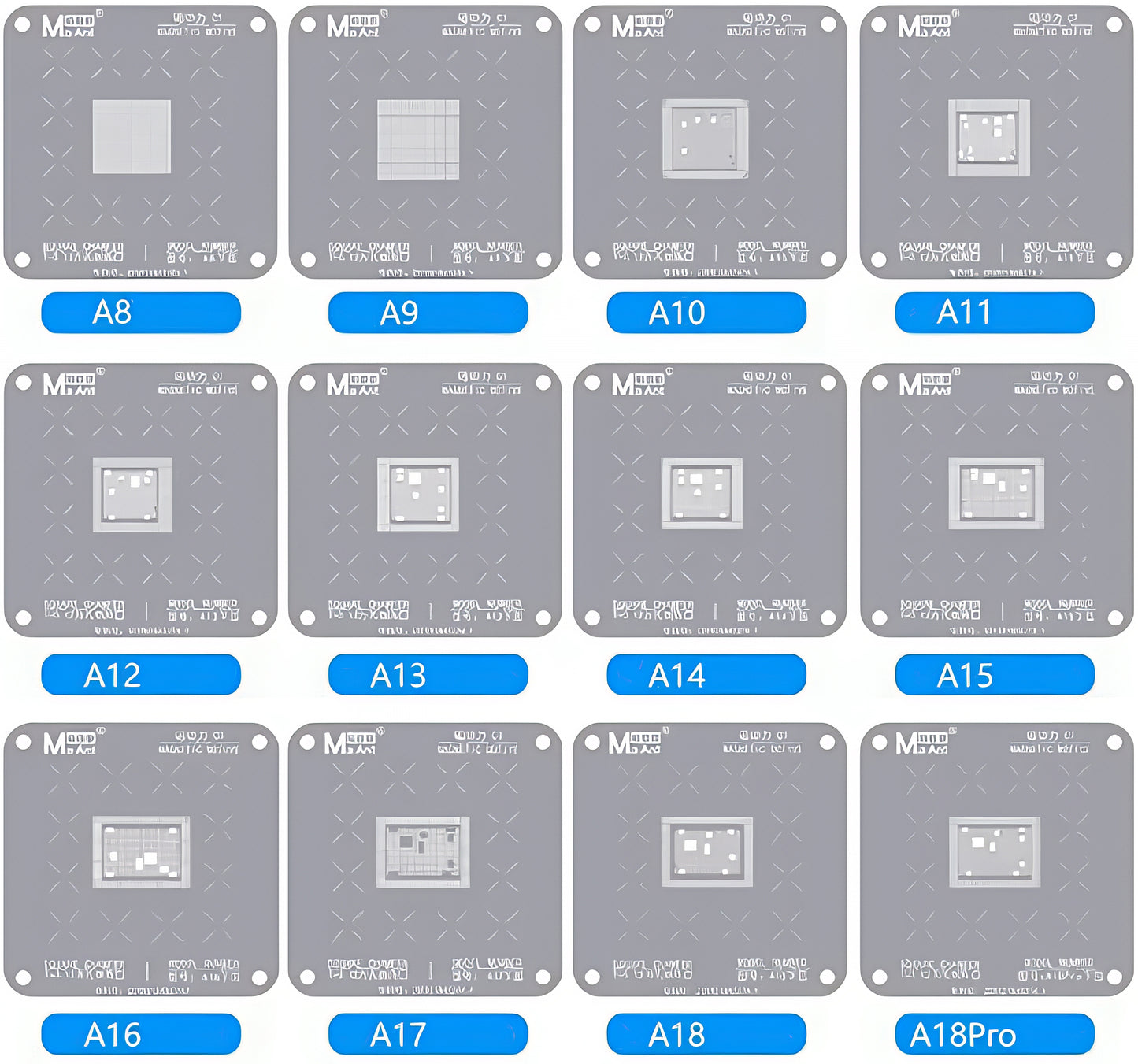 BGA MaAnt -verkko Apple iPhone 6 - 16 Pro Max, CPU:lle