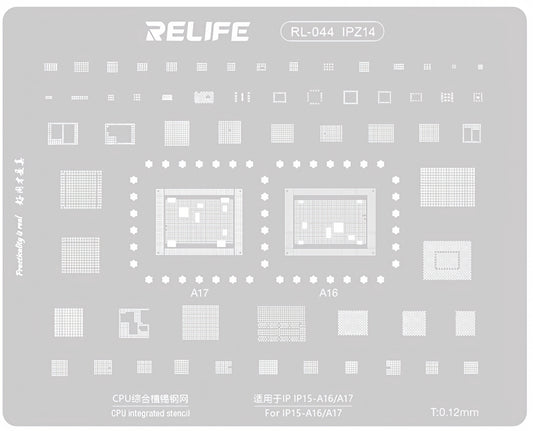 BGA-silmäke Relife RL-044 IPZ14 Apple iPhone 15:lle, CPU
