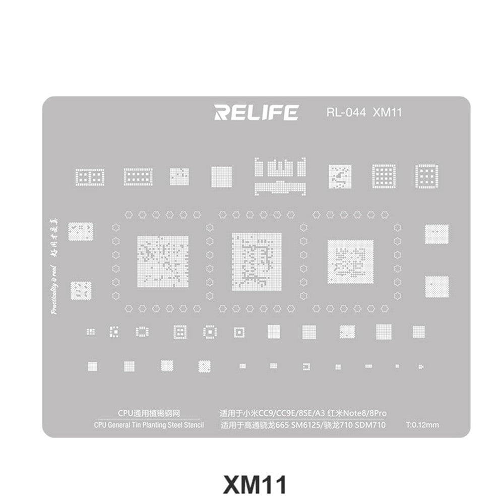 BGA-verkko Relife RL-044 V2.0 Xiaomi-sarjan suorittimille