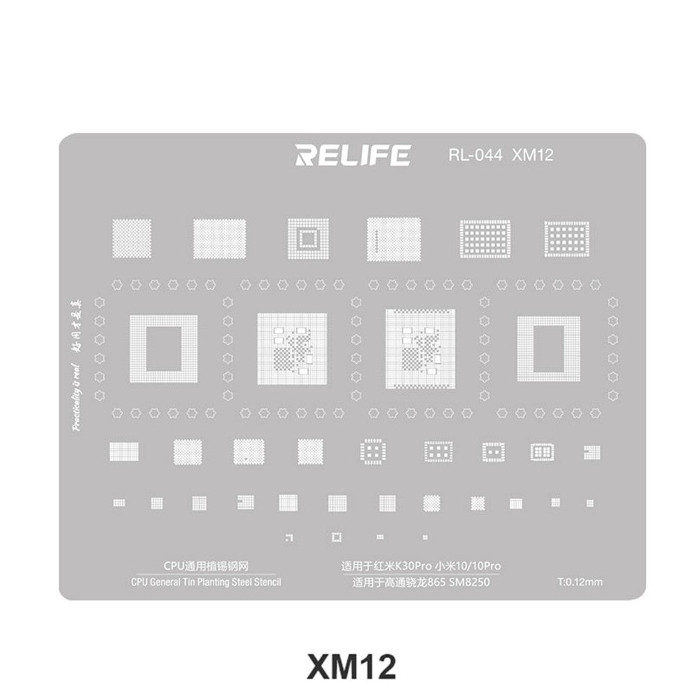 BGA-verkko Relife RL-044 V2.0 Xiaomi-sarjan suorittimille