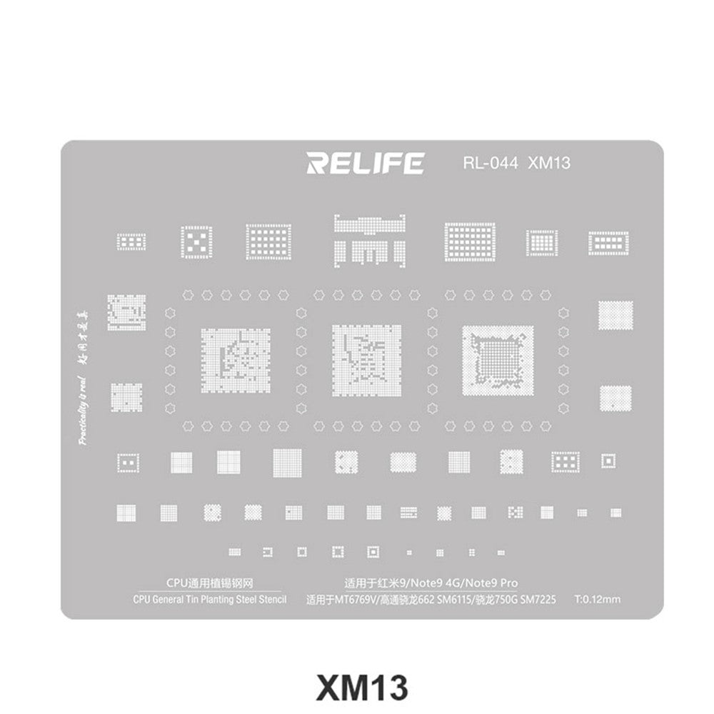 BGA-verkko Relife RL-044 V2.0 Xiaomi-sarjan suorittimille