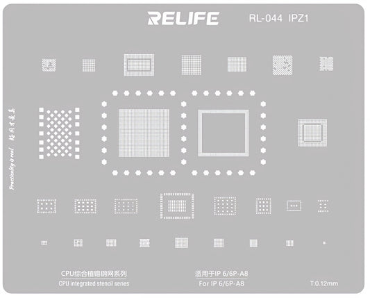 Relife RL-044 BGA Stencil for Apple iPhone 6 - 17 Series, CPU