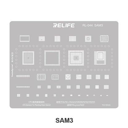 BGA Stencil Relife RL-044 V2.0 for Samsung Series CPU
