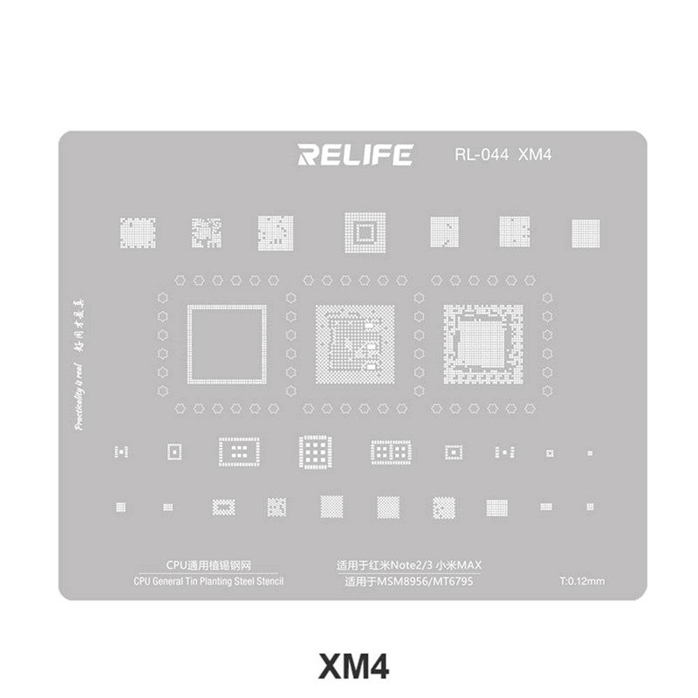 BGA-verkko Relife RL-044 V2.0 Xiaomi-sarjan suorittimille