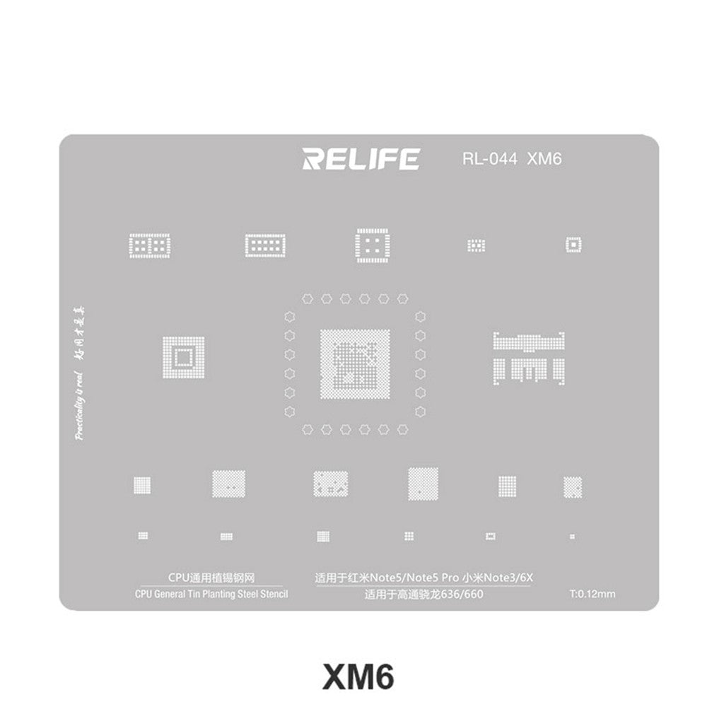 BGA-verkko Relife RL-044 V2.0 Xiaomi-sarjan suorittimille