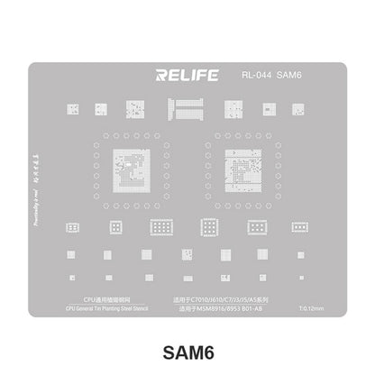 BGA Stencil Relife RL-044 V2.0 for Samsung Series CPU
