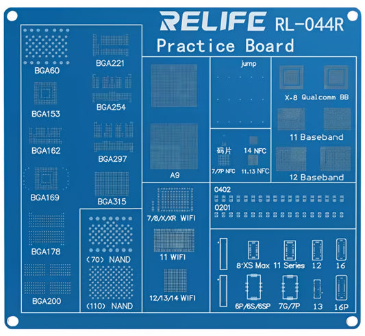 Relife RL-044R BGA-harjoittelulevy Apple iPhone -sarjalle
