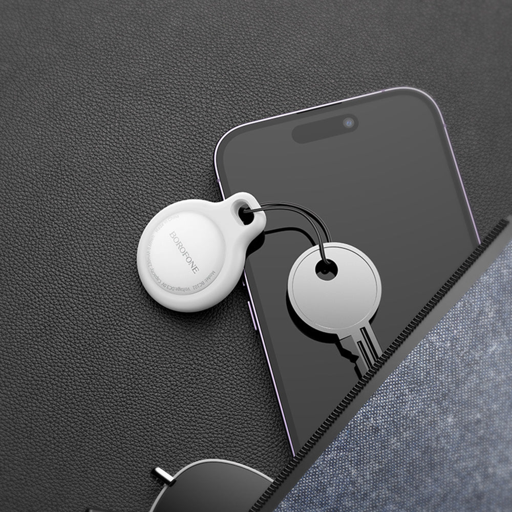 SmartTag Borofone BC101 Exquisite iOS-sarjalle, Musta