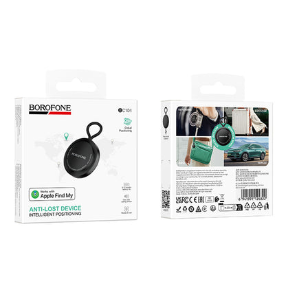 Borofone SmartTag BC104 iOS-sarjalle, musta