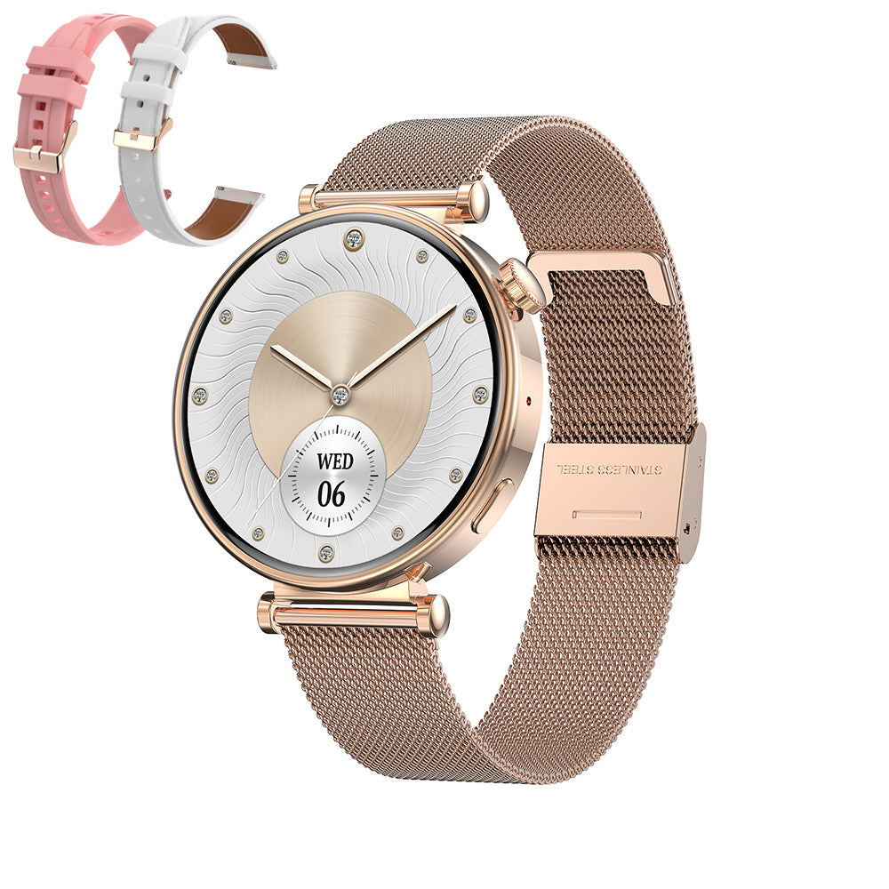 Blavec W17 Amber -älykello, ruusukulta