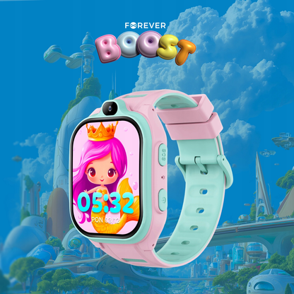 Älykello Forever Kids Boost KW-530 Call, Vaaleanpunainen