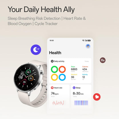 Älykello OnePlus Watch 3, 43 mm, Musta 5491100421