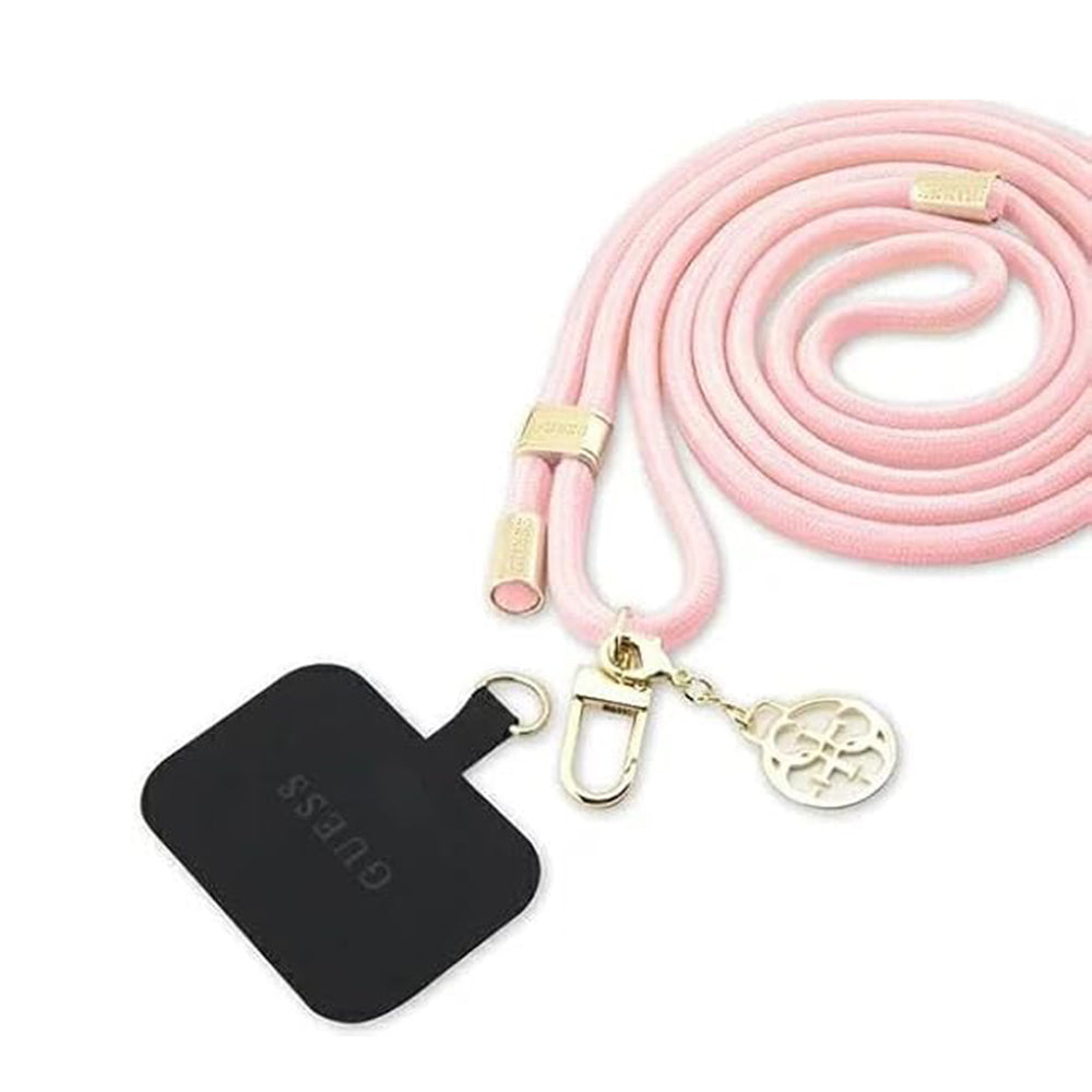 Guess CBDY 4G Charm -puhelinnyöri, Vaaleanpunainen