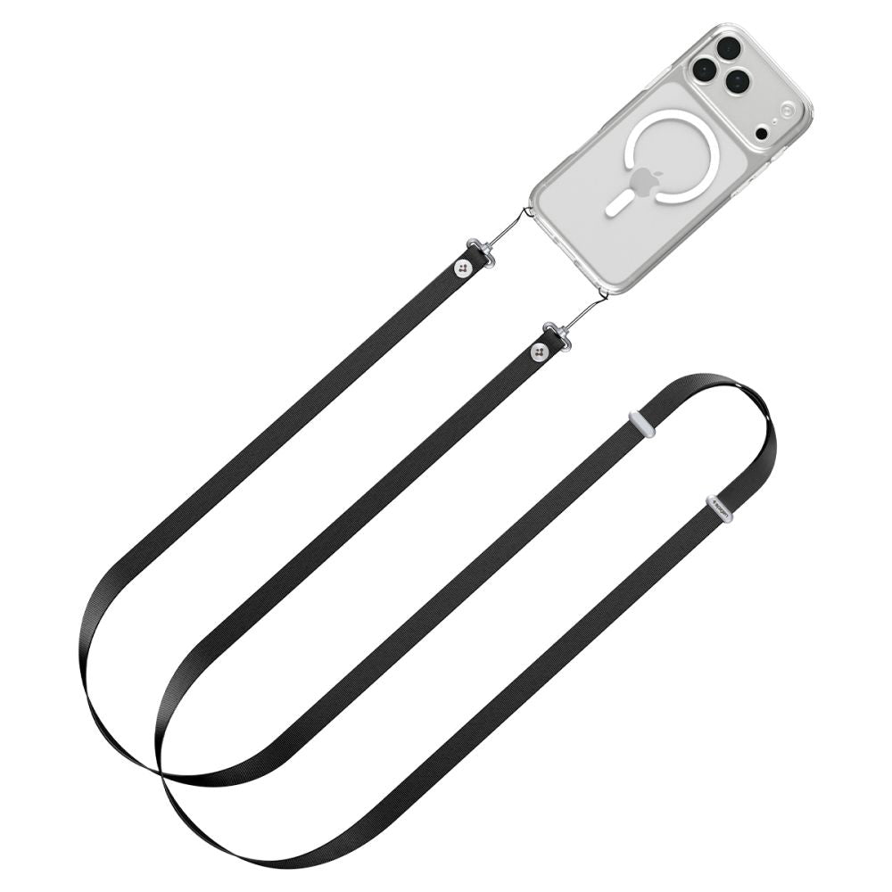 Spigen DA30L Puhelinnyöri, Musta AFA10614