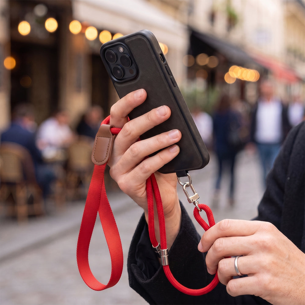 Techsuit UrbanLoop TLN10R puhelinnyöri, punainen
