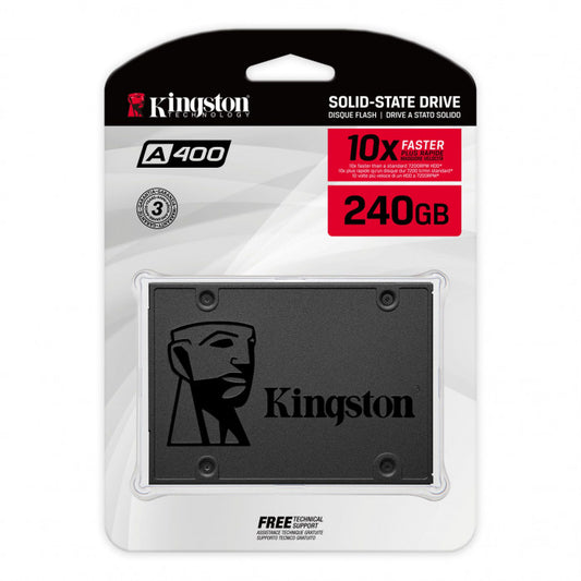 Solid State Drive (SSD) Kingston A400, 240GB, 2.5 tuumaa, SATA III SA400S37/240G