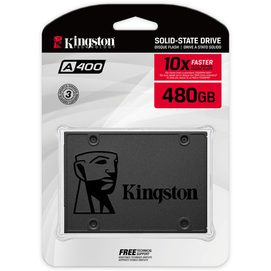 Solid State Drive (SSD) Kingston A400, 480GB, 2.5 tuumaa, SATA III SA400S37/480G