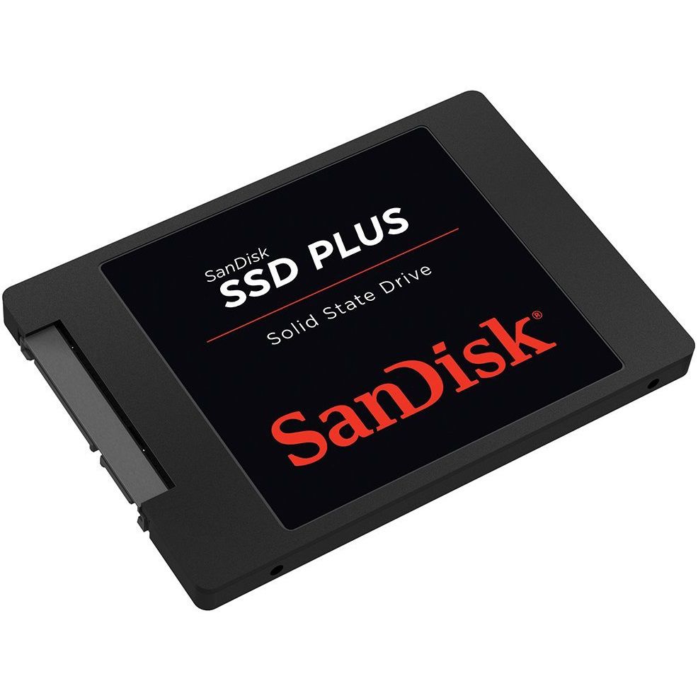 Solid State Drive (SSD) SanDisk Plus, 240GB, 2,5 tuumaa, SATA III SDSSDA-240G-G26