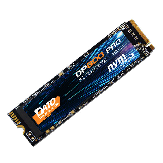 Solid State Drive (SSD) Dato DP800 Pro, NVME M.2 2280, PCIe, 4TB, Musta DP800PSSD-4TB