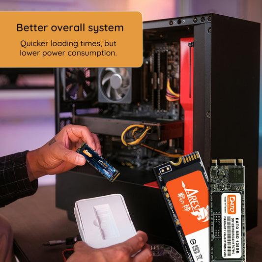 Solid State Drive (SSD) Dato, NVME M.2 2280, PCIe, 2TB, Musta DP580-2TB