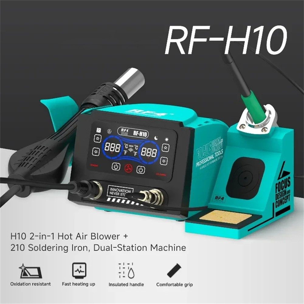 Lämminilmapuhallin ja juotin RF4 RF-H10