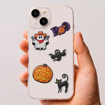 OEM Boo 3D-tarrat puhelimen/tabletin kuoreen, 5 kpl:n setti, monivärinen