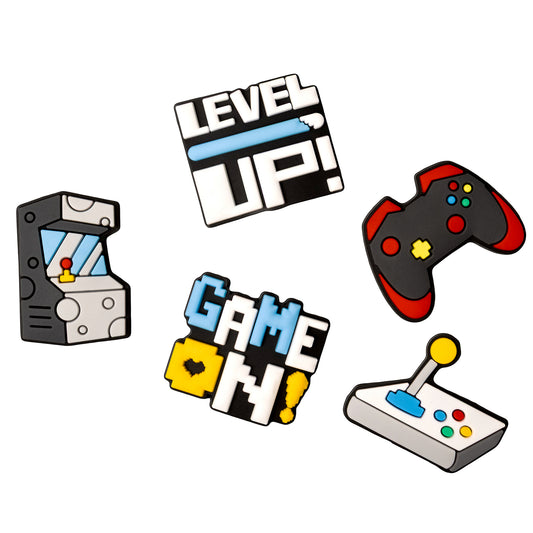3D OEM GameOn -tarra puhelimen/tabletin suojakuorelle, 5 kappaleen setti, monivärinen