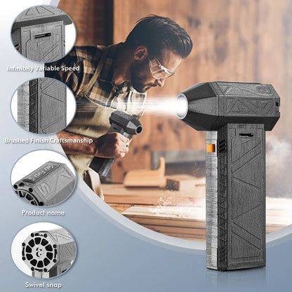 Techsuit YY01 Ilmapuhallin, 120W, Musta