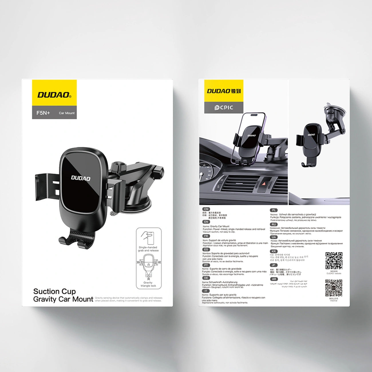 Dudao F5N+ Car Holder, Universal, Black