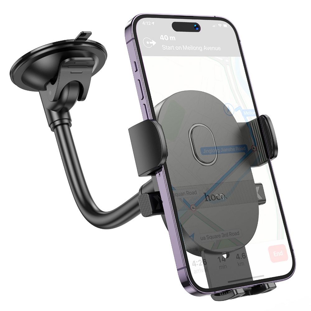 HOCO H20 Car Holder, 4.7inch - 7inch, Black