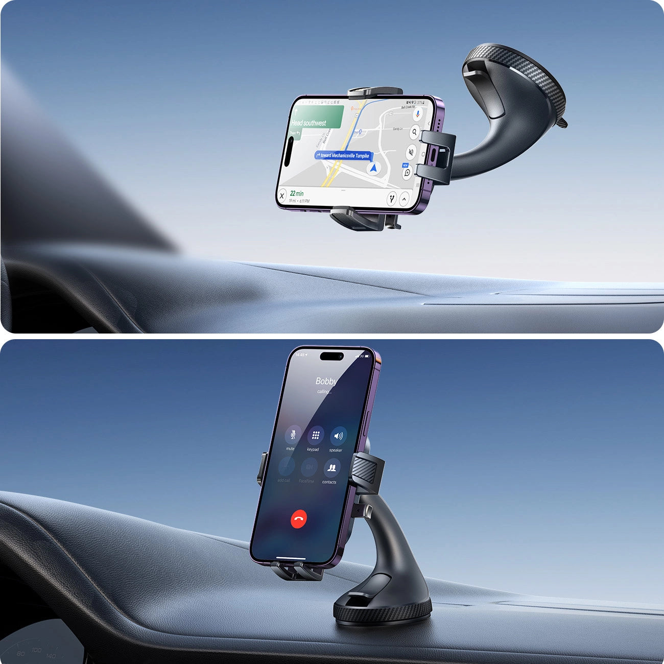 Auto Teline Joyroom JR-OK6 Dash, 4.7 tuumaa - 6.8 tuumaa, Musta