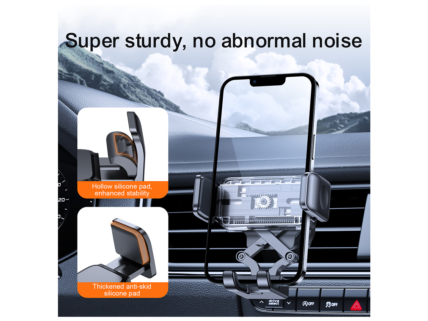 Autoilmaisinteline Joyroom JR-ZS283, 4.7 tuumaa - 6.7 tuumaa, Musta