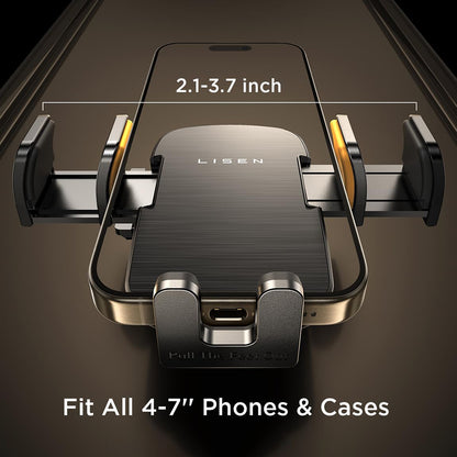 Auto Lisen 2in1 -teline, 4.7 tuumaa - 7.2 tuumaa, Musta YL0222040016