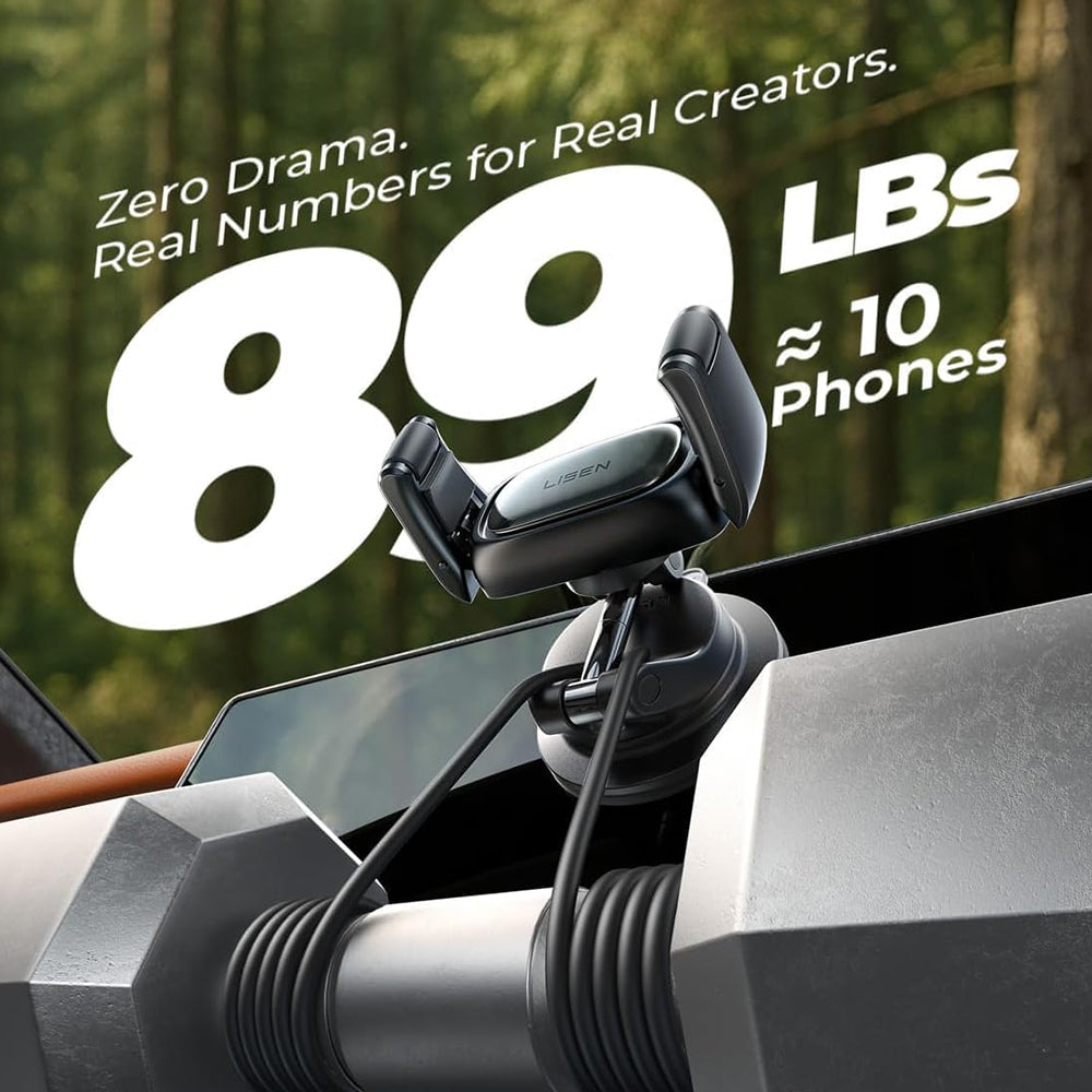 Lisen A609 Autoteline, 4 tuumaa - 7 tuumaa, Musta YL0225120003