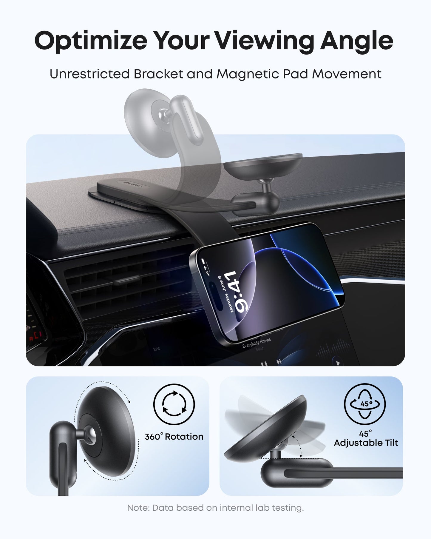 Anker Nano Universal Magnetic Car Holder, Black A9110H11