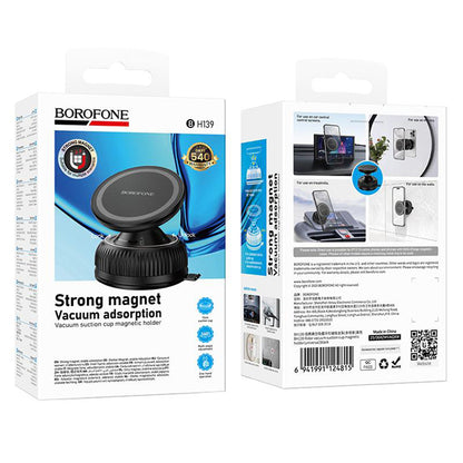 Borofone BH139 Rider magneettinen autokiinnike, 4,5 tuumaa - 7 tuumaa, musta