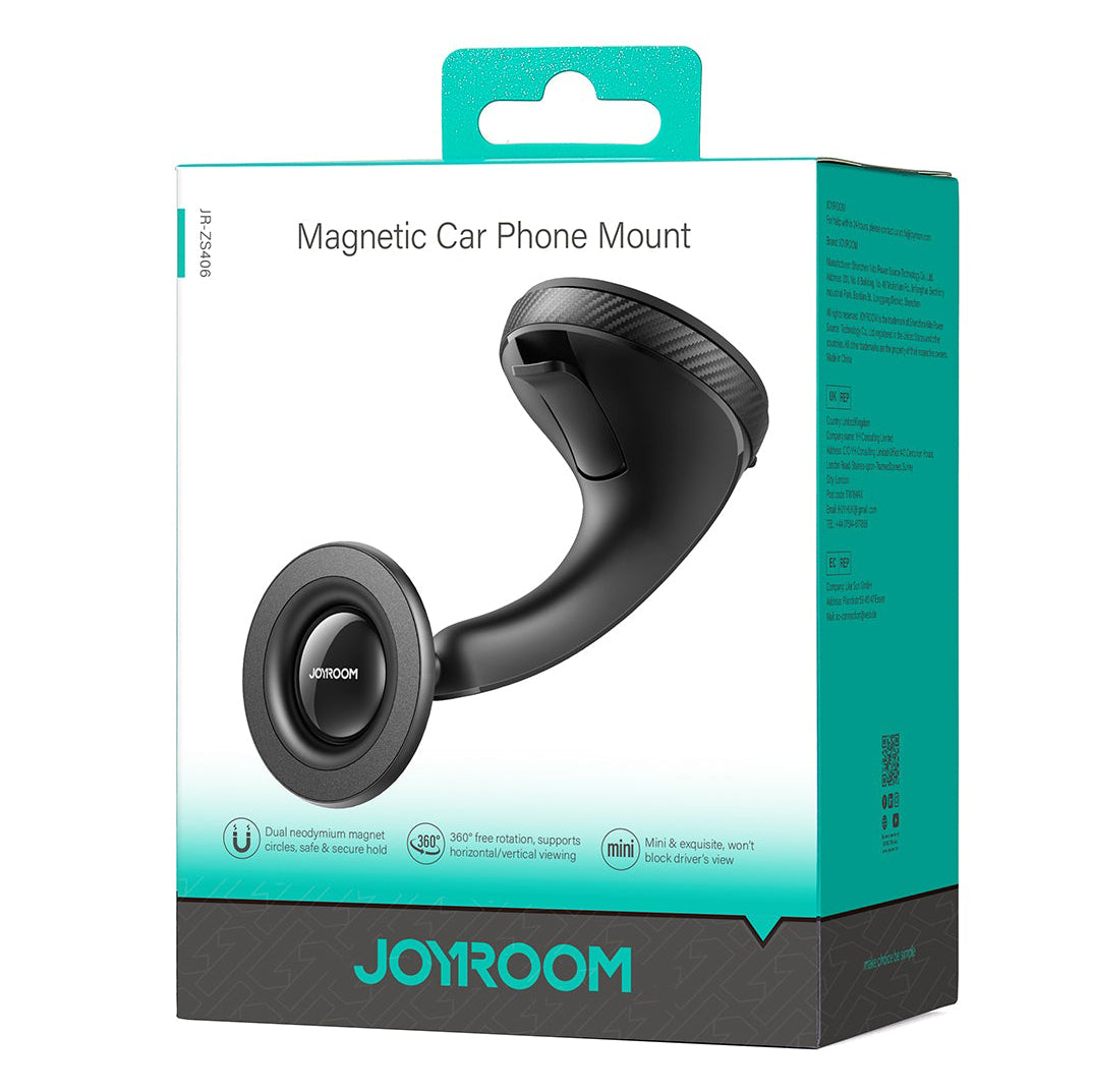 Joyroom JR-ZS406 magneettinen autokiinnike, universaali, musta 