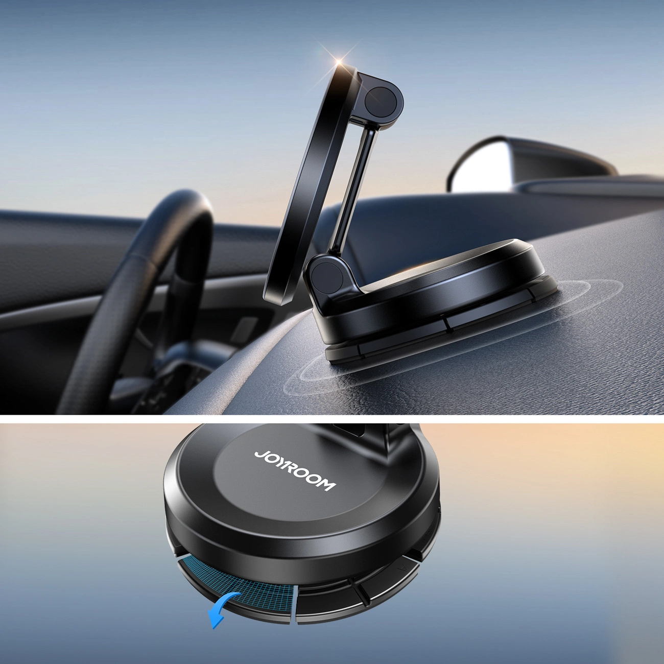 Joyroom JR-ZS505 Magnetic Car Mount, 4.7inch - 7inch, Black