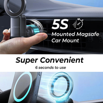 Magneettinen Autoteline Lisen, Universaali, Musta YL0224050012