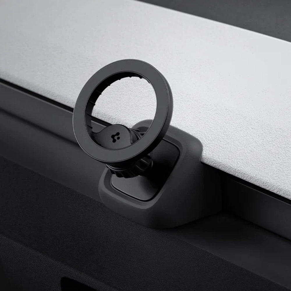 Spigen TAM100 -magneettinen autoteline Tesla Y Juniper / 3 Highland -malleihin, musta ACP10259