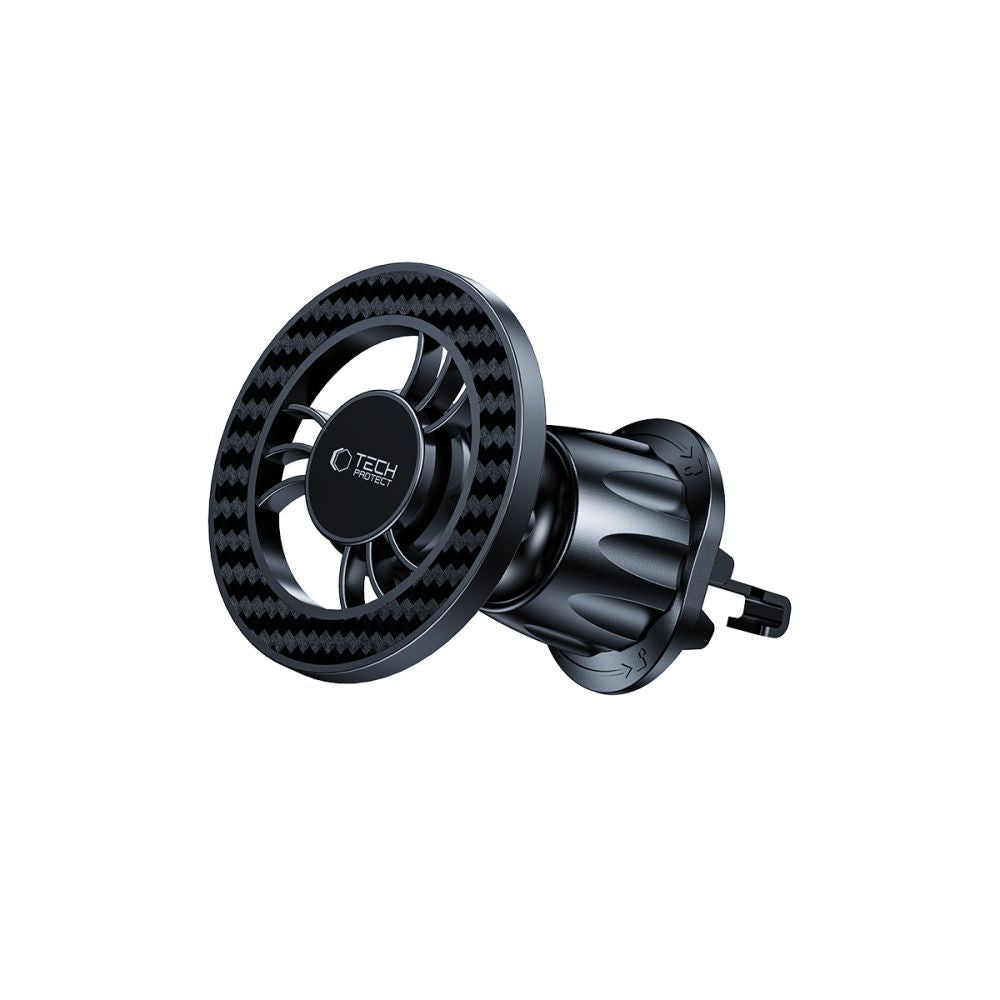 Magneettinen Autoteline Tech-Protect N56 Carbon Vent, Universaali, Musta