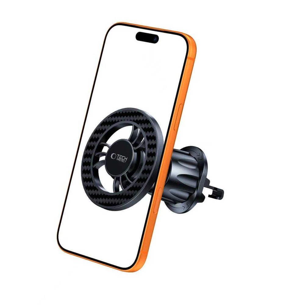 Magneettinen Autoteline Tech-Protect N56 Carbon Vent, Universaali, Musta